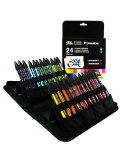 PROMARKER SET 24 PENNARELLI +ASTUCCIO WINSOR & NEWTON