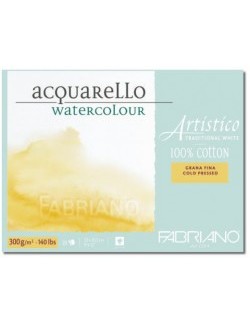 FABRIANO ALBUM 26X36 300 G/M212 FG. ACQUER. 100% COT. G.F.