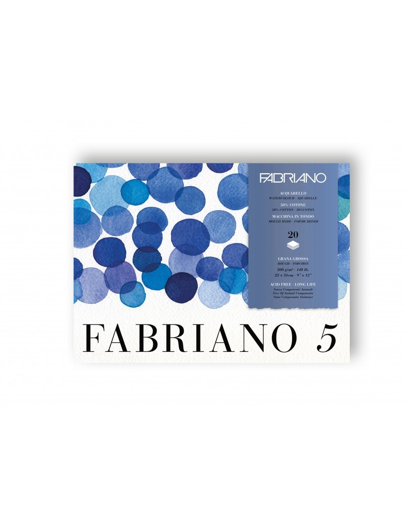 FABRIANO ALBUM 36X50 300 G/M220 FG. ACQUERELLO 50% COT. G.G - Longhini  vernici e-shop