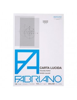 FABRIANO ALBUM CARTA LUCIDA 23X33 72 G/M2 10 FG