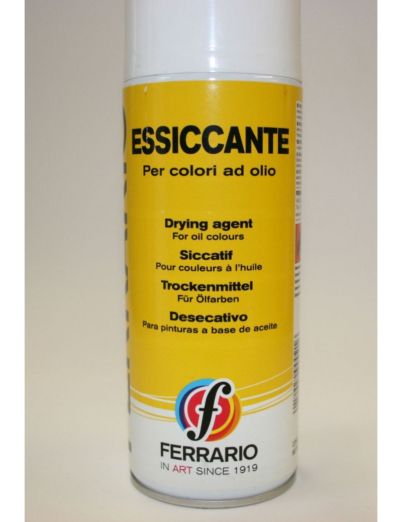 FERRARIO ESSICANTE PER OLIO SPRAY 400 ML - Longhini vernici e-shop