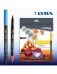 LYRA AQUA BRUSH DUO 12 PENNARELLI A DUE PUNTE ALTA QUALITA