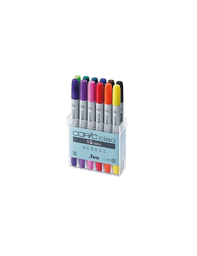 SET 12 PENNARELLI COPIC CIAO A SCELTA - Longhini vernici e-shop