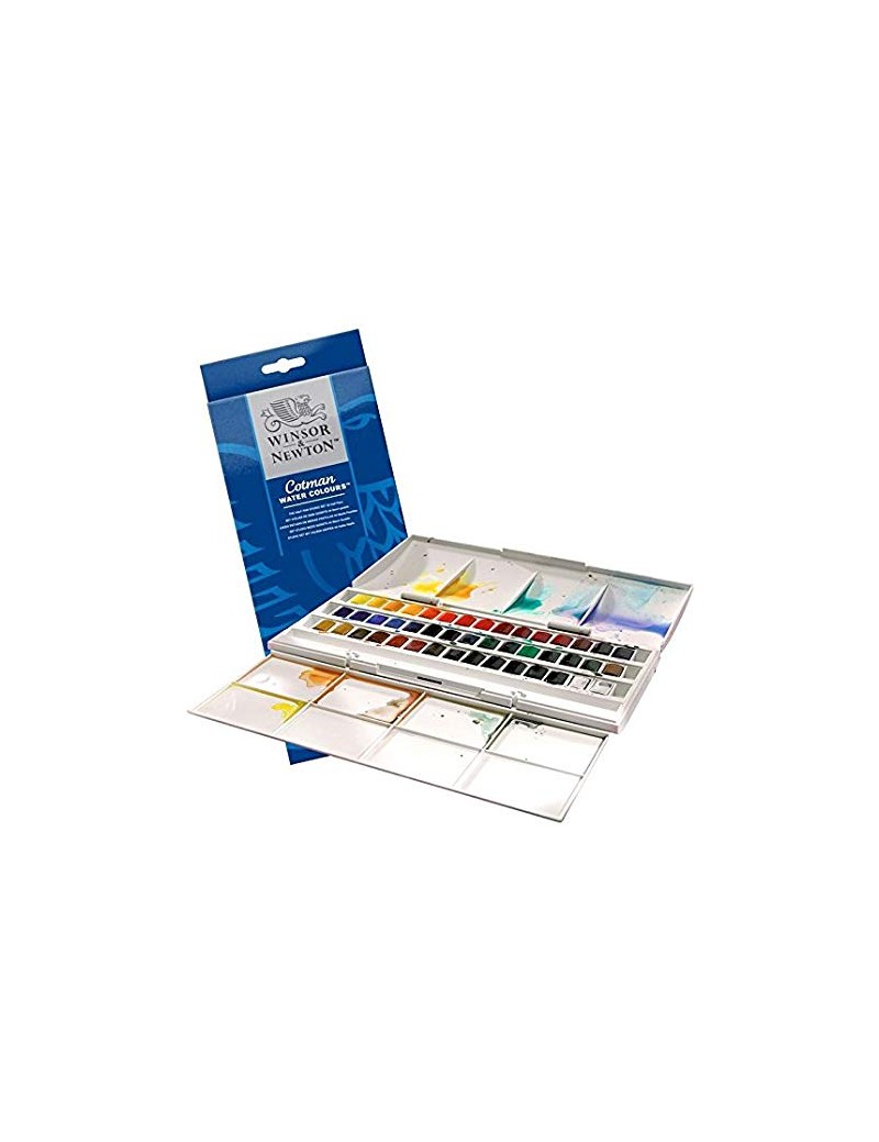 CONFEZIONE ACQUERELLI COTMAN 45 1⁄2 GODETS WINSOR & NEWTON