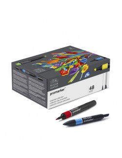 PROMARKER SET 24 PENNARELLI +ASTUCCIO WINSOR & NEWTON