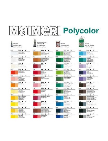 MAIMERI POLYCOLOR GIALLO CADMIO MEDIO 140 ML