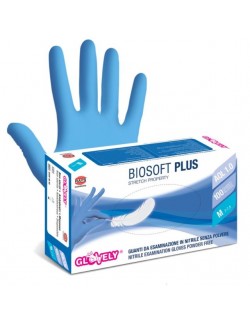 Guanti in nitrile senza polvere BIOSOFT PLUS