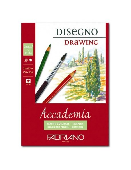 FABRIANO ALBUM 42X59,4 200 G/M2 30 FOGLI PER DISEGNO